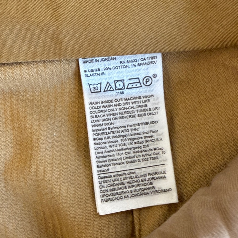 NWOT Banana Republic High Rise Wide Leg Pleated Corduroy Trousers Sz 12 - Picture 7 of 10
